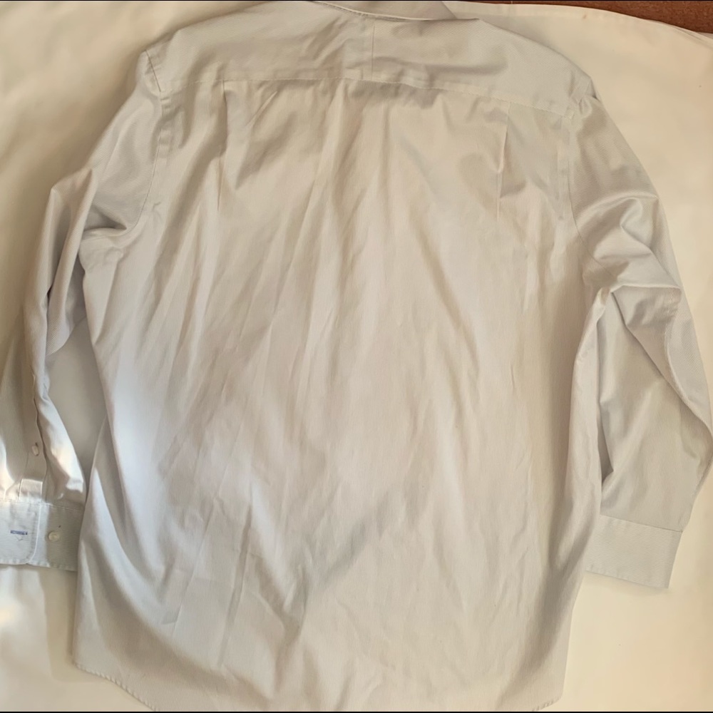 Black Brown 1826 Pin Stripe Button Down Shirt - Picture 2 of 5